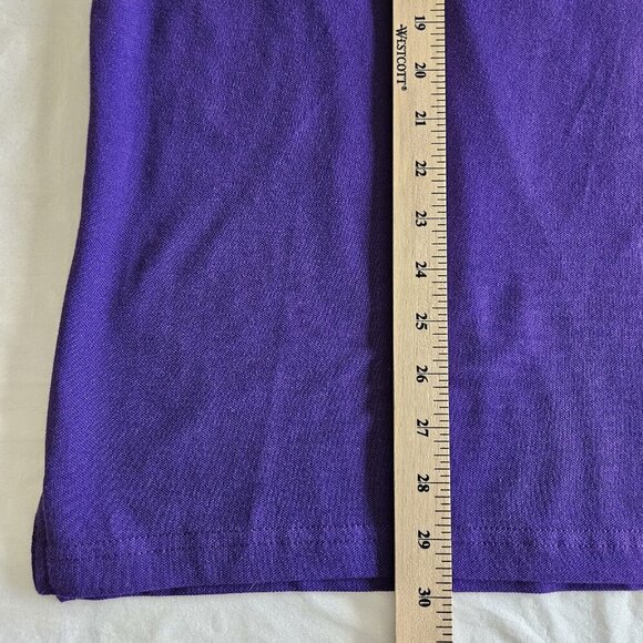 Just Over The Top XL Mens Pique Purple Short Sleeve Golf Breathable Polo JOTT - Picture 7 of 11